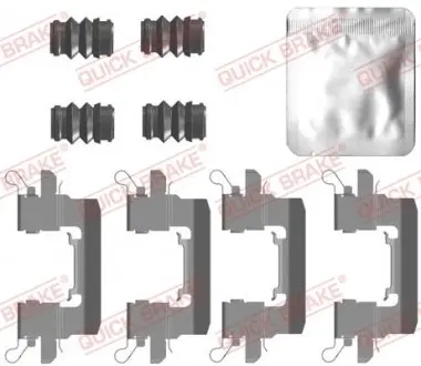 1090087 Монтажний компл., гальм.колодка QUICK BRAKE підбір по vin на Brocar