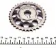 401038VVT Комплект ланцюга ГРМ Citroen C1/Peugeot 107 1.0i 05- (ланцюг, шестерня, фазорегулятор) IJS GROUP підбір по vin на Brocar