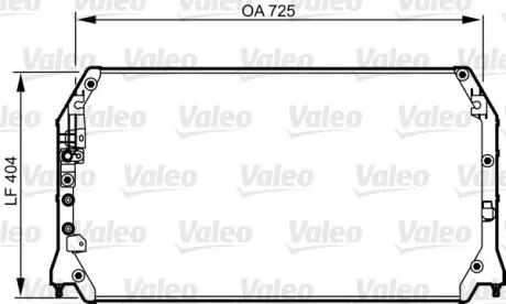 814247 Конденсер кондиціонера VALEO підбір по vin на Brocar