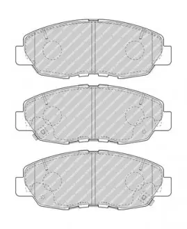 FDB5022 Тормозные колодки, дисковые. FERODO підбір по vin на Brocar