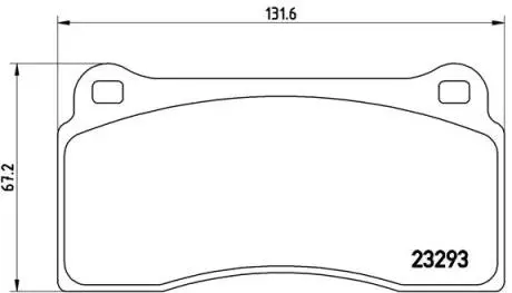 P36018 Тормозные колодки к-кт. BREMBO подбор по vin на Brocar
