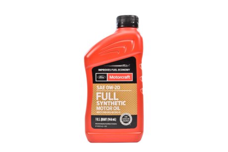 XO0W20QFS Олива Motorcraft Full Synthetic 0W20 (0.94L) FORD підбір по vin на Brocar