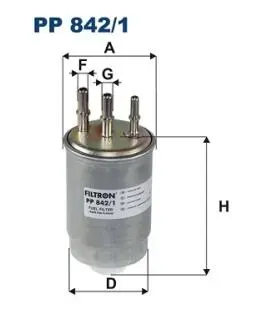 PP8421 Фільтр палива FILTRON підбір по vin на Brocar