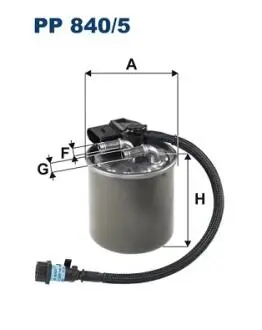 PP8405 Фільтр паливний FILTRON підбір по vin на Brocar