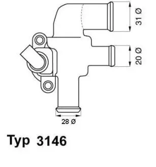 314690D Термоастат (вир-во Wahler) WAHLER підбір по vin на Brocar