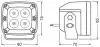 LEDWL101SP LAMPA LEDRIVING CUBE VX80-SP OSRAM підбір по vin на Brocar
