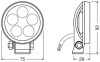 LEDWL102SP LAMPA LEDRIVING VX70-SP OSRAM підбір по vin на Brocar