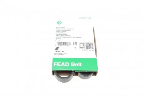 FB5PK790 Ремень генератора Ford Sierra 1.8 -93/Toyota Corolla 1.8D -92 (5PK790) INA подбор по vin на Brocar