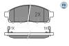 0252452916PD Колодки тормозные (передние) Mitsubishi L200/Pajero Sport II 05- MEYLE підбір по vin на Brocar