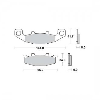 MCB569SH Комплект тормозных колодок, дисковый тормоз MCB569SH TRW TRW подбор по vin на Brocar