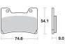 MCB622SV Тормозные колодки TRW підбір по vin на Brocar