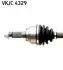 VKJC4329 PÓŁOŚ MAZDA 3 1,6 LE. 654MM SKF підбір по vin на Brocar