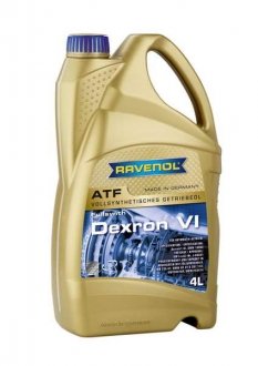 1211105004 Смазка RAVENOL ATF DEXRON VI 4L RAVENOL подбор по vin на Brocar