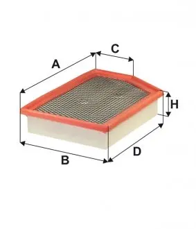 WA9863 Фільтр повітря WIX FILTERS підбір по vin на Brocar