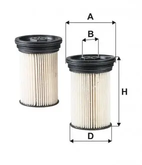 WF8546 Фільтр палива WIX FILTERS підбір по vin на Brocar
