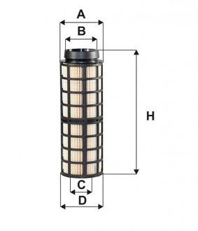 WF8527 Фильтр топлива WIX FILTERS підбір по vin на Brocar