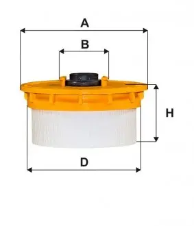 WF8503 Фільтр паливний TOYOTA LC 4.5 D 08- (вир-во WIX-FILTERS) WIX FILTERS підбір по vin на Brocar