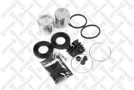 0591433SX Р-кт гальм. супорта передн.(+2 поршня) Mitsubishi Galant 96-04, L200 96-07, L400 95-05, Outlander I-II 02-,Pajero II 90-00, Pajero Sport II 08- (Akebono 43mm) STELLOX підбір по vin на Brocar