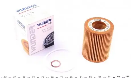 WY226 Фільтр масляний BMW 3 (F30/F31) 316/320i12- WUNDER FILTER підбір по vin на Brocar