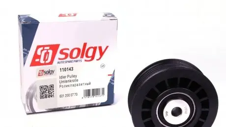 110143 Ролик генератора MB OM601-603 (ручейковый) (паразитный) (75х26.4) SOLGY подбор по vin на Brocar