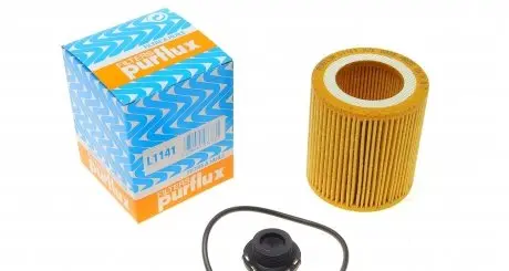 L1141 Фильтр масляный BMW 1-5 2.0/2.8 11-/X5 4.0E/X6 3.5 09-19 PURFLUX подбор по vin на Brocar