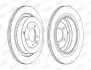TARCZA HAM./TYŁ/ LAND ROVER RANGE ROVER III 4,2 05- @350X20 562657JC-1