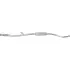 Резонатор Peugeot 206 1.4i 16V Hatchback 11/03-06 ( пр-во Polmostrow ) 19.17