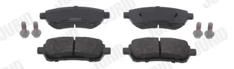 573747J Колодки гальмівні (передні) Ford Fiesta VI 08-/Mazda 2 07-15/Subaru Justy 07- JURID підбір по vin на Brocar