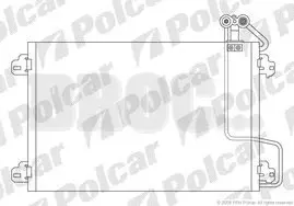 6070K8C1 Радіатор кондиціонера POLCAR підбір по vin на Brocar