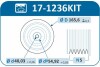 171236KIT Шків колінвалу MINI Cooper (N47N) 1.6D/2.0D 09-16 (ком-т шків 17-1236 + муфта 30-1298) IJS GROUP підбір по vin на Brocar