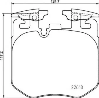 P06106 Гальмівні колодки дискові BREMBO підбір по vin на Brocar