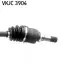 VKJC3904 Піввісь SKF підбір по vin на Brocar