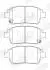 573737J KLOCKI HAM./PRZ/ TOYOTA COROLLA 00- JURID підбір по vin на Brocar
