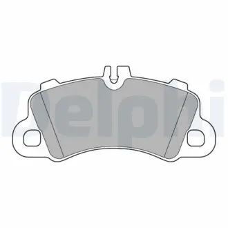 LP3639 Тормозные колодки, дисковые DELPHI підбір по vin на Brocar