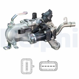 EG1045212B1 Zawór EGR CITROEN/DS/FORD 08/2005> DELPHI подбор по vin на Brocar