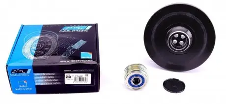 171136KIT Шків колінвалу + шків генератора BMW 3 (E90/F30/F80)/ 5 (F10) 1.6-2.0 d 07- IJS GROUP підбір по vin на Brocar