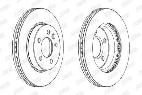 562722JC1 TARCZA HAM./PRZ/ VW AMAROK 10- JURID подбор по vin на Brocar