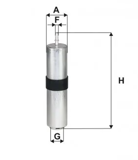 WF8525 Фильтр топлива WIX FILTERS подбор по vin на Brocar