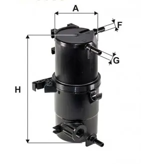 WF8580 Фильтр топлива WIX FILTERS підбір по vin на Brocar