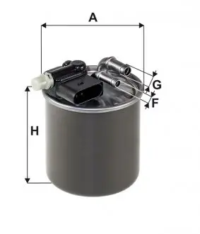 WF8516 Фильтр топливный WIX FILTERS подбор по vin на Brocar