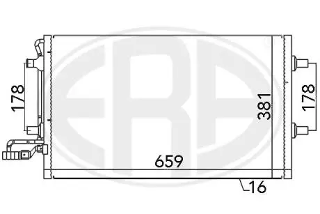 667027 Радиатор ERA подбор по vin на Brocar
