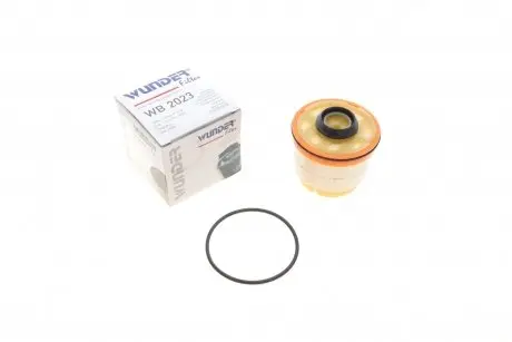 WB2023 Фильтр топливный Mitsubishi L200 2.2/2.4Di 15-/Toyota Hilux VII 2.5D/3.0D 05-15 WUNDER FILTER подбор по vin на Brocar