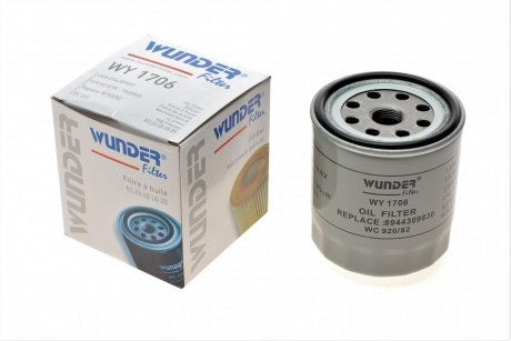 WY1706 Фильтр масляный ZAZ Forza 1.5 13- WUNDER FILTER підбір по vin на Brocar