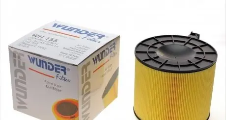WH155 Фільтр повітряний Audi A4/A5/Q5 2,0 TFSI 15- WUNDER FILTER підбір по vin на Brocar