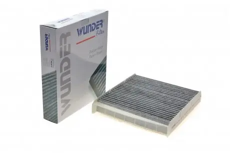 WPK853 Фільтр салону Volvo S60/S70/S80/V70/XC90 -14 (вугільний) WUNDER FILTER підбір по vin на Brocar