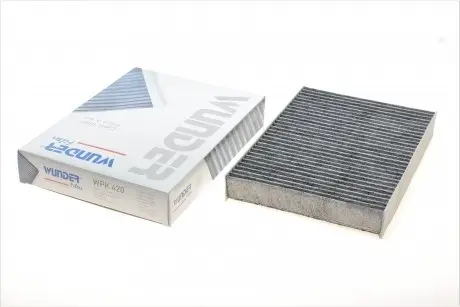 WPK420 Фильтр салона Peugeot 508 10-18 (угольный) WUNDER FILTER подбор по vin на Brocar
