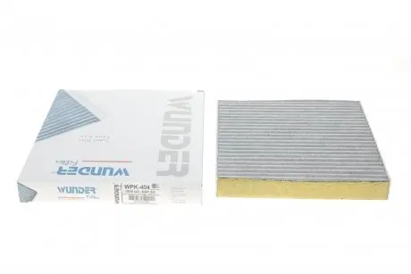 WPK404 Фільтр салону Citroen Berlingo/Peugeot Partner 1.1-2.0HDI -08 (вугільний) WUNDER FILTER підбір по vin на Brocar