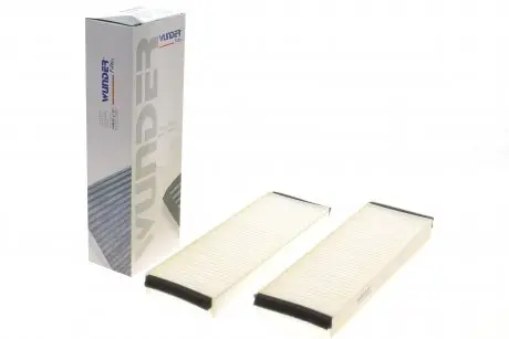 WP119 Фільтр салону Audi A6 2.0/2.7TDI 04- (к-кт 2шт.) WUNDER FILTER підбір по vin на Brocar
