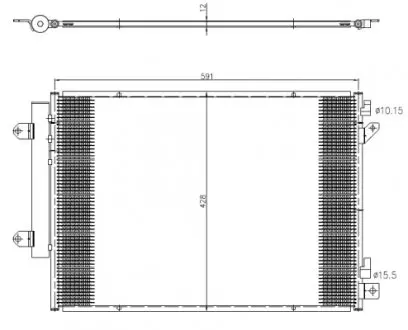 350472 SKRAPLACZ KLIMATYZACJI SUZUKI VITARA 15- NRF підбір по vin на Brocar