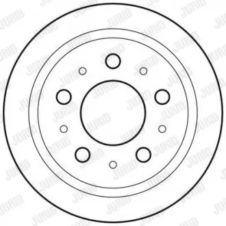 562629JC Тормозной диск JURID подбор по vin на Brocar